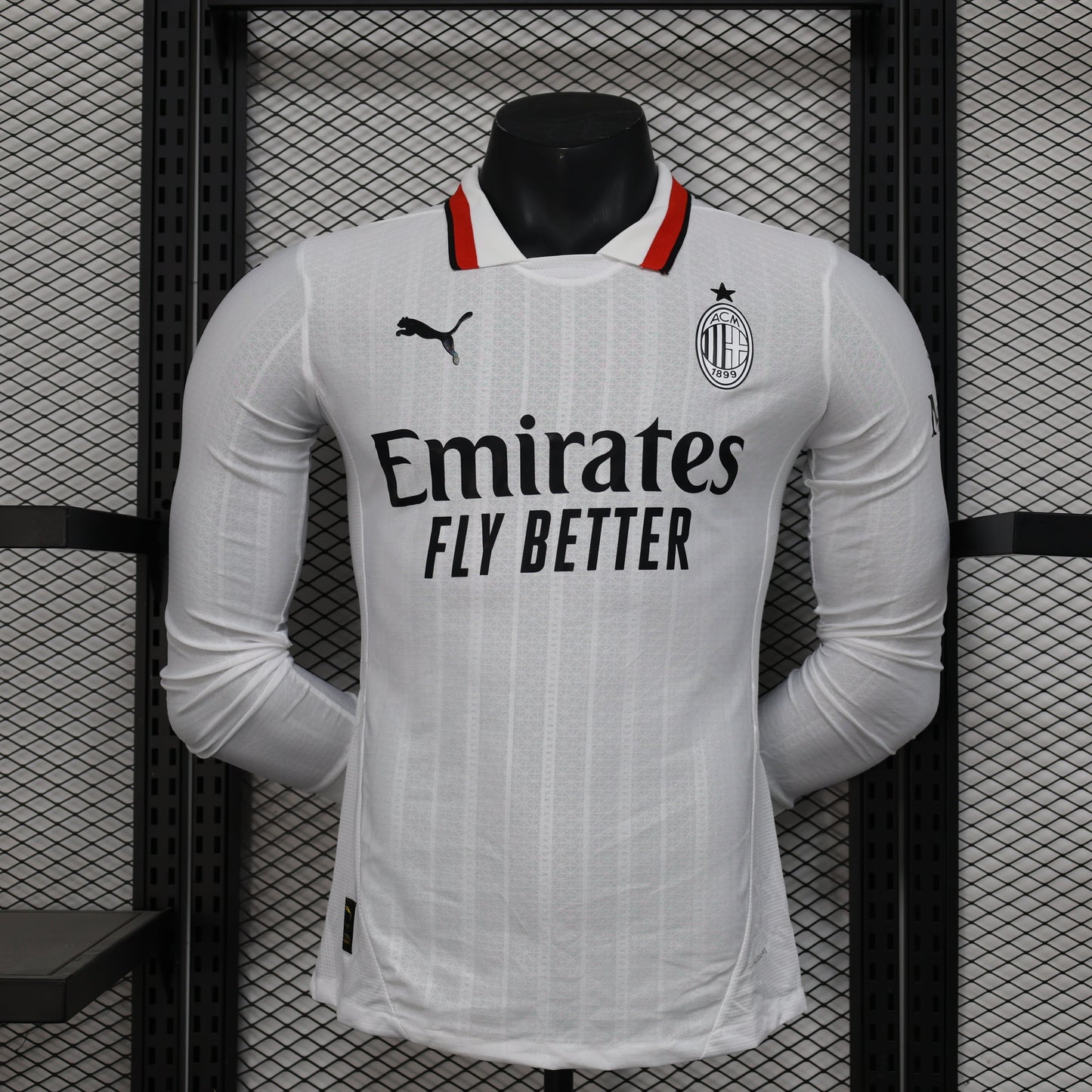 MAILLOT AC MILAN EXTÉRIEUR (MANCHES LONGUES) 2024/2025
