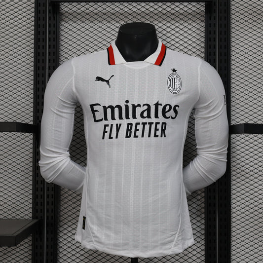 MAILLOT AC MILAN EXTÉRIEUR (MANCHES LONGUES) 2024/2025