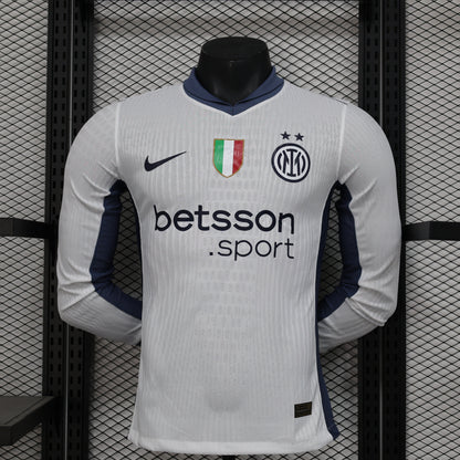 MAILLOT INTER MILAN EXTÉRIEUR (MANCHES LONGUES) 2024/2025