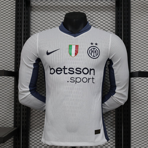 MAILLOT INTER MILAN EXTÉRIEUR (MANCHES LONGUES) 2024/2025